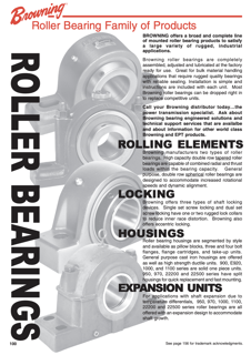 Imagen de PDF BROWNING ROLLER BEARING - FAMILIA DE PRODUCTOS